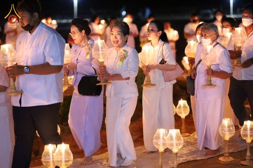 ภาพ No.76275:พิธีกลั่นแผ่นดินสร้างมหาเจดีย์ปัตตานี , พิธีตักบาตรแด่พระภิกษุสงฆ์ 159 รูป ,  พิธีทอดผ้าป่า , พิธีโปรยรัตนชาติ ,  พิธีจุดประทีปถวายเป็นพุทธบูชา ณ ศูนย์อบรมเยาวชนปัตตานี จ.ปัตตานี วันอาทิตย์ที่ 5 กุมภาพันธ์ พ.ศ.2566