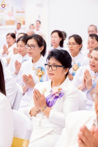 ภาพ No.234682:วันอาทิตย์ที่ 20 กรกฎาคม  พ.ศ.2568 พิธีทอดผ้าป่าภาคพื้นอเมริกา พิธีเจริญพระพุทธมนต์ ฉลองอาคารแก้วธรรมชัยรัตนอนันต์ วัดพระธรรมกายเทนเนสซี ประเทศสหรัฐอเมริกา