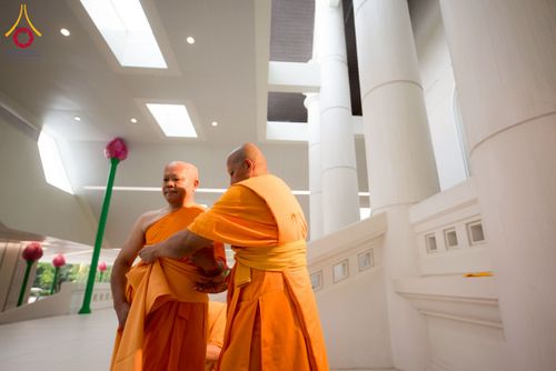 ภาพ No.223654:วันที่ 11 พฤษภาคม พ.ศ. 2568 พิธีบรรพชาของอุบาสก พิสิทธิ์ หมื่นแกล้ว  ณ วัดพระธรรมกาย