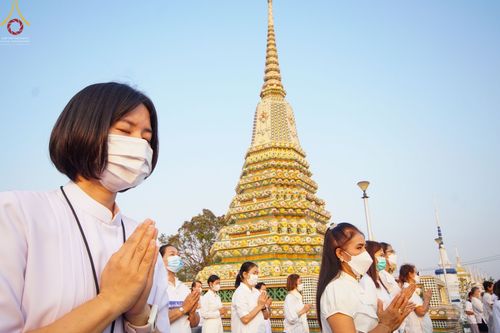 ภาพ No.71875:พิธีจุดประทีปถวายเป็นพุทธบูชา และบูชาธรรมมหาปูชนียาจารย์ ในโครงการธรรมยาตรากตัญญูบูชา มหาปูชนียาจารย์ พระมงคลเทพมุนี(สด จนฺทสโร) พระผู้ปราบมาร ปีที่ 11 ณ อนุสรณ์สถานลำดับที่ 3 สถานที่เกิดใหม่ในเพศสมณะ วัดสองพี่น้อง อ.สองพี่น้อง จ.สุพรรณบุรี วันที่ 17 มกร