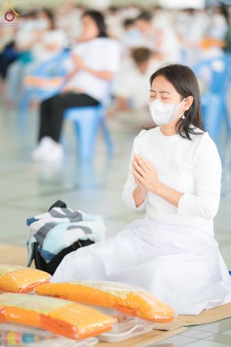 ภาพ No.72808:พิธีเจริญพระพุทธมนต์ และถวายภัตตาหารเป็นสังฆทาน เนื่องในวันคล้ายวันเกิด ครบรอบ 114 ปี คุณยายอาจารย์มหารัตนอุบาสิกาจันทร์ ขนนกยูง วันที่ 19 มกราคม พ.ศ. 2566 ณ หอฉันคุณยายอาจารย์ฯ วัดพระธรรมกาย จ.ปทุมธานี