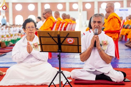 ภาพ No.314240:วันอังคารที่ 17 มีนาคม พ.ศ. 2569 พิธีตักบาตรฉลองสามเณรใหม่ 500 รูป  ณ มณฑลพิธีลุมพินี ประเทศเนปาล