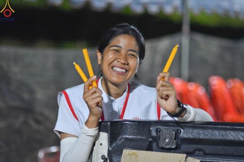 ภาพ No.130219:V.34 เพื่อธรรมเพื่อบางกล่ำ การรับบุญของเจ้าหน้าที่หน่วยงานต่างๆ  เพื่องานธรรมยาตราอัญเชิญพระบรมสารีริกธาตุ ประดิษฐาน ณ มหารัตนเจดีย์สิริปทุมสวรรค์ (เจดีย์อริยพุทธะ 5 พระองค์) ณ ศูนย์ปฏิบัติธรรมภาคใต้ อ.บางกล่ำ จ.สงขลา ระหว่างวันที่ 9-10 มีนาคม พ.ศ. 2567