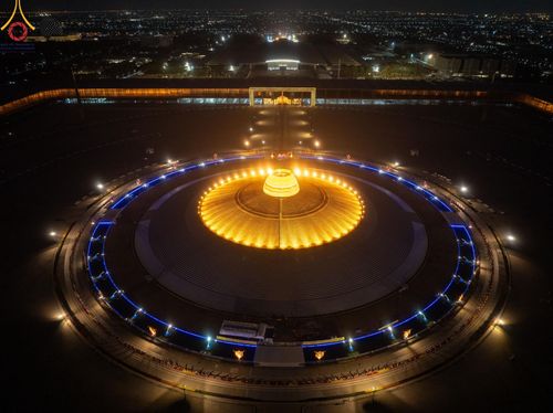 ภาพ No.202099:พิธีต้อนรับพระธรรมยาตรา ณ อนุสรณ์สถานลำดับที่ 7 สถานที่ขยายวิชชาธรรมกาย วัดพระธรรมกาย ต.คลองสาม อ.คลองหลวง จ.ปทุมธานี ในโครงการธรรมยาตรา กตัญญูบูชา มหาปูชนียาจารย์ พระมงคลเทพมุนี(สด จนฺทสโร) พระผู้ปราบมาร อนุสรณ์สถาน 7 แห่ง ปีที่ 13 วันที่ 26 มกราคม 2568