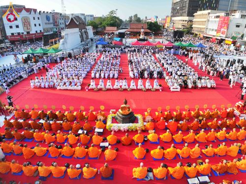 ภาพ No.312637:วันอาทิตย์ที่ 8 มีนาคม พ.ศ.2569 ทำบุญเมืองนครราชสีมา 558 ปี ตักบาตรพระ 10,000 รูป