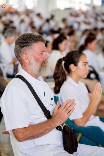 ภาพ No.236149:วันที่ 3 สิงหาคม พ.ศ. 2568 พิธีบูชาข้าวพระ ณ สภาธรรมกายสากล วัดพระธรรมกาย