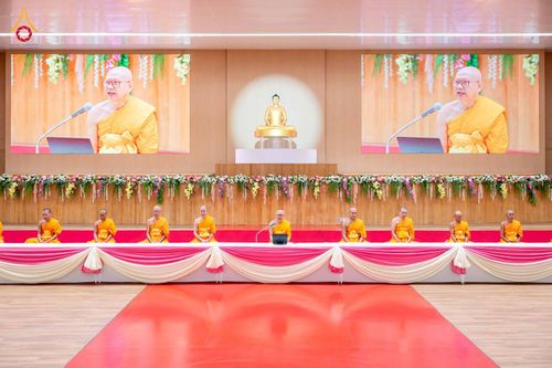 ภาพ No.349053:วันที่ 16 กันยายน พ.ศ. 2569 พิธีเปิดบรรพชาและปฏิบัติธรรม นสต. รุ่นที่ 16 ศูนย์ฝึกอบรมตำรวจภูธรภาค 1 ณ สภาธรรมกายสากล วัดพระธรรมกาย