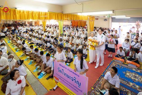 ภาพ No.304315:วันที่ 27 มกราคม พ.ศ. 2569 พิธีทอดผ้าป่าทำนุบำรุงศาสนสถาน ณ วัดไทยเจริญ อ.บางกรวย จ.นนทบุรี ในโครงการธรรมยาตรา กตัญญูบูชา มหาปูชนียาจารย์ พระมงคลเทพมุนี(สด จนฺทสโร) พระผู้ปราบมาร อนุสรณ์สถาน 7 แห่ง ปีที่ 14