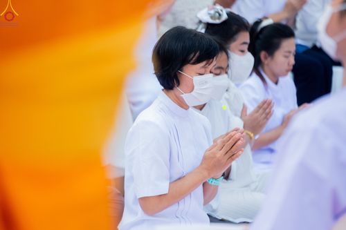 ภาพ No.78668:พิธีตัดปอยผมและปลงผมนาคธรรมทายาท  โครงการบรรพชาและอุปสมบทหมู่ วันคุ้มครองโลก วันที่ 26 มีนาคม พ.ศ.2566 ณ หมู่บ้านบรรลุธรรม วัดพระธรรมกาย