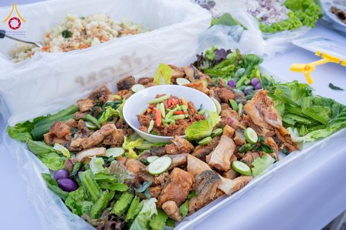 ภาพ No.288349:วันที่ 5 มกราคม พ.ศ. 2569 พิธีถวายภัตตาหารเป็นสังฆทาน แด่พระธรรมยาตรา ในโครงการธรรมยาตรา กตัญญูบูชา มหาปูชนียาจารย์ พระมงคลเทพมุนี(สด จนฺทสโร) พระผู้ปราบมาร อนุสรณ์สถาน 7 แห่ง ปีที่ 14 ณ อนุสรณ์สถานมหาวิหารพระมงคลเทพมุนี (โลตัสแลนด์) อ.สองพี่น้อง จ.สุพรร