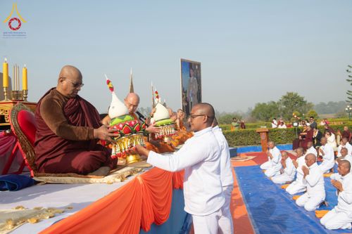 ภาพ No.210026:วันอังคารที่ 4 มีนาคม พ.ศ. 2568 พิธีบรรพชาสามเณรเนปาล 500 รูป ณ ลุมพินี ประเทศเนปาล