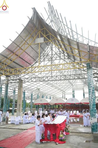 ภาพ No.158154:พิธีทอดผ้าป่า ติดตั้งแผ่นสิริฉะทะนะรัสมี(หลังคา) อาคาร 80 ปี หลวงพ่อธัมมชโย วันอาทิตย์ที่ 22 กันยายน พ.ศ. 2567 ณ ศูนย์ปฏิบัติธรรมวิหารแดง อ.วิหารแดง จ.สระบุรี