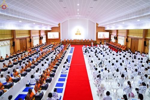 ภาพ No.89799:พิธีวางแผ่นจารึกชื่อ เพื่อนำไปประดิษฐานไว้ในฐานองค์พระประธาน เนื่องในโอกาสครบรอบ 10 ปี ศูนย์ปฏิบัติธรรมนครราชสีมา วันอาทิตย์ที่ 24 กันยายน พ.ศ. 2566