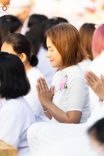ภาพ No.116082:พิธีตักบาตรพระธรรมยาตรา ณ อนุสรณ์สถานลำดับที่ 4 สถานที่เกิดด้วยกายธรรม วัดโบสถ์(บน) จ.นนทบุรี วันที่ 21 มกราคม พ.ศ. 2567
