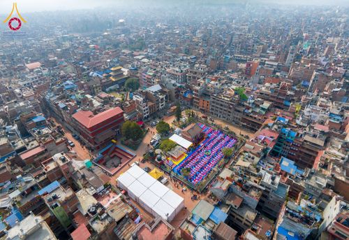 ภาพ No.129753:พิธีตัดปอยผมและแห่นาคธรรมทายาท ในโครงการบรรพชา 1,250 รูป ณ แดนประสูติ สวนลุมพินี ประเทศเนปาล วันที่ 2 มีนาคม พ.ศ. 2567