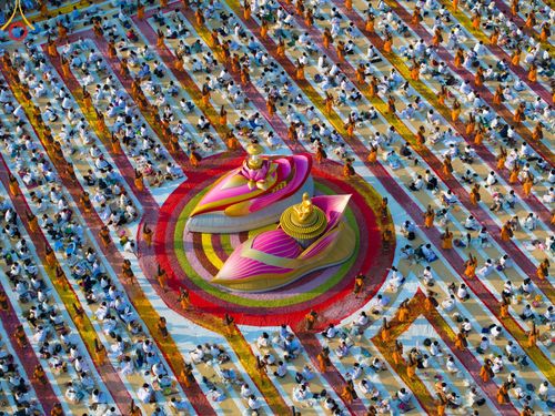 ภาพ No.110432:พิธีต้อนรับพระธรรมยาตรา ในโครงการธรรมยาตรากตัญญูบูชา มหาปูชนียาจารย์ พระมงคลเทพมุนี(สด จนฺทสโร) พระผู้ปราบมาร อนุสรณ์สถาน 7 แห่ง ปีที่ 12 วันที่ 11 มกราคม พ.ศ. 2567 ณ อนุสรณ์สถานลำดับที่ 3 สถานที่เกิดใหม่ในเพศสมณะ วัดสองพี่น้อง จ.สุพรรณบุรี