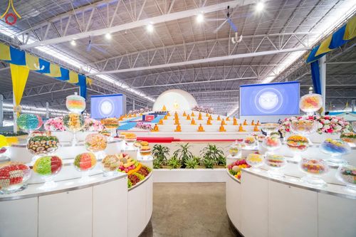 ภาพ No.123061:พิธีตักบาตร และพิธีบูชาข้าวพระ ในวันอาทิตย์ต้นเดือนที่ 4 กุมภาพันธ์ พ.ศ. 2567 ณ วัดพระธรรมกาย จ.ปทุมธานี