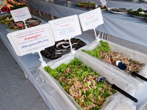 ภาพ No.109928:ถวายภัตตาหารเป็นสังฆทาน แด่คณะพระธรรมยาตราฯ ปีที่ 12 วันที่ 11 มกราคม พ.ศ. 2567 ณ อนุสรณ์สถานคลองบางนางแท่น  อ.สามพราน จ.นครปฐม