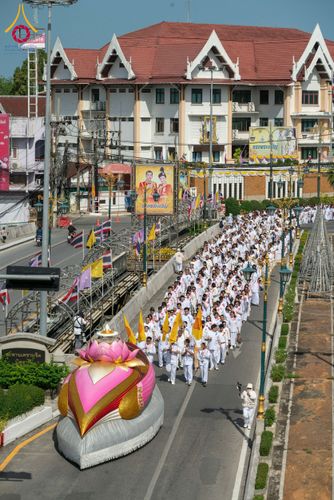 ภาพ No.211406:วันอาทิตย์ที่ 16 มีนาคม พ.ศ. 2568 ธรรมยาตราอัญเชิญพระบรมสารีริกธาตุ รอบเมืองปัตตานี ประดิษฐาน ณ ปทุมเจดีย์ เจดีย์พระพุทธเจ้า 5 พระองค์  ศูนย์อบรมเยาวชนปัตตานี