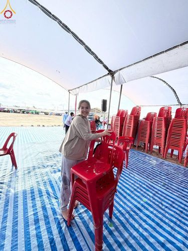 ภาพ No.211184:วันเสาร์ที่ 15 มีนาคม พ.ศ. 2568  การเตรียมงานของเจ้าหน้าที่ เพื่องานฉลองปทุมเจดีย์ ณ ศูนย์อบรมเยาวชนปัตตานี