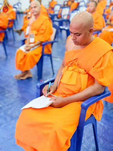 ภาพ No.315226:​วันอาทิตย์ที่ 22 มีนาคม พ.ศ.2569 สามเณรธรรมทายาทเนปาล 500 รูป ฟังธรรม สวดมนต์ ปฏิบัติธรรมร่วมกัน  ณ International Assembly and Meditation Hall Lumbini