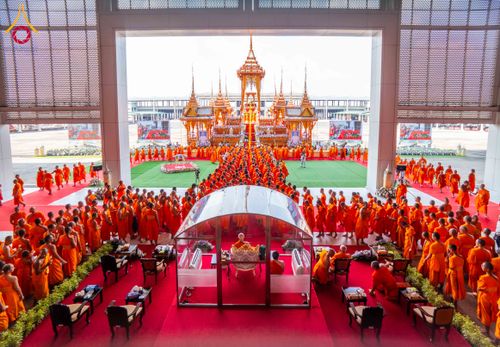 ภาพ No.316656:วันอาทิตย์ที่ 29 มีนาคม พ.ศ. 2569 พิธีทอดผ้าบังสุกุลและพิธีชำระร่าง โยมพ่อณรงค์ จินตมากุล  สิริอายุ 99 ปี 11 เดือน โยมบิดา พระครูปลัดรัตนวีรวัฒน์ (รังสฤษดิ์ อิทฺธิจินตโก) ที่ปรึกษาเจ้าคณะจังหวัดปทุมธานี เจ้าอาวาสวัดพระธรรมกาย  ณ ฌาปนสถานชั่วคราว ทางเข้า 