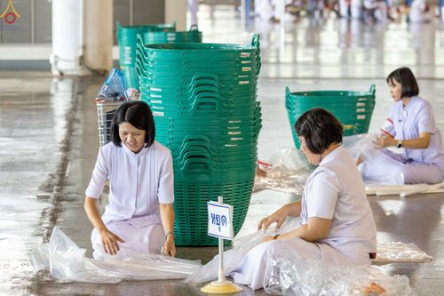 ภาพ No.345494:วันพฤหัสบดีที่ 27 สิงหาคม พ.ศ.2569 พิธีตักบาตรในวันธรรมชัย ณ สภาธรรมกายสากล วัดพระธรรมกาย ปทุมธานี