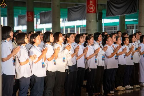 ภาพ No.320023:วันที่ 6 เมษายน พ.ศ.2569 ทีมจัดภัตตาหารประชุมเตรียมงานถวายมหาสังฆทาน 40,000 กว่าวัดทั่วประเทศ บูชาธรรม 82 ปี หลวงพ่อธัมมชโย