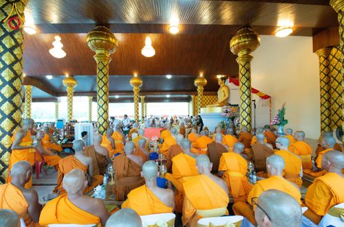 ภาพ No.210674:วันพฤหัสบดีที่ 13 มีนาคม พ.ศ. 2568  สมโภชพระประธานอุโบสถวัดป่าอุบลแก้ว จังหวัดอุบลราชธานี