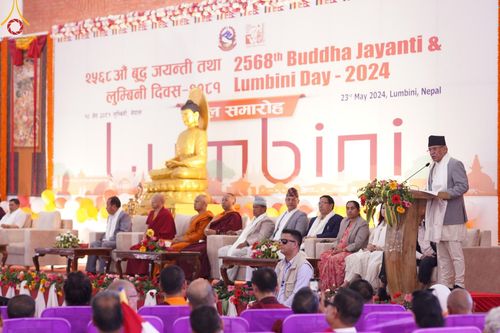 ภาพ No.138748:รัฐบาลประเทศเนปาล โดยการสนับสนุนจากวัดไทยลุมพินี และวัดพระธรรมกาย จัดงานพุทธชยันตีถวายเป็นพุทธบูชา ณ วิหารมายาเทวี ลุมพินี สถานที่ประสูติแห่งองค์สมเด็จพระสัมมาสัมพุทธเจ้า ประเทศเนปาล เนื่องในวันวิสาขบูชาที่ 22-23 พฤษภาคม พ. ศ. 2567