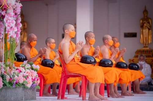 ภาพ No.112708:พิธีตักบาตรพระธรรมยาตราฯ ณ วัดสองพี่น้อง จ.สุพรรณบุรี วันที่ 15 มกราคม พ.ศ. 2567