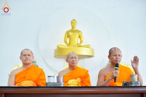 ภาพ No.230537:วันอาทิตย์ที่ 29 มิถุนายน พ.ศ. 2568  งานสัมมนาคณะสงฆ์จังหวัดอำนาจเจริญ โครงการกฐินสามัคคีทั่วไทย 30,000 วัด บูชาธรรม 81 ปี หลวงพ่อธัมมชโย และพิธีถวายสังฆทาน 409 วัด ครบรอบ 9 ปี ณ ธุดงคสถานอำนาจเจริญ