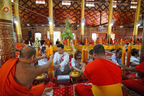 ภาพ No.144356:พิธีถวายเทียนพรรษา, พิธีสืบชะตาหลวง, พิธีถวายสังฆทาน และ พิธีถวายทุนการศึกษา บูชาธรรม ๘๐ ปี พระครูบาไชยบูลย์ ธัมมชโย วันจันทร์ที่ ๑๕ กรกฏาคม พ.ศ. ๒๕๖๗ ณ วัดราชฐานหลวงหัวข่วง เมืองเชียงตุง สาธารณรัฐแห่งสหภาพเมียนมาร์