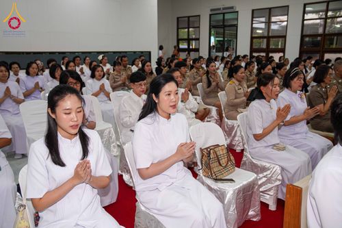 ภาพ No.315149:วันจันทร์ที่ 23 มีนาคม พ.ศ. 2569 พิธีบำเพ็ญกุศล คุณพ่อณรงค์ จินตมากุล  สิริอายุ 99 ปี 11 เดือน โยมบิดา พระครูปลัดรัตนวีรวัฒน์ (รังสฤษดิ์ อิทฺธิจินตโก) ที่ปรึกษาเจ้าคณะจังหวัดปทุมธานี เจ้าอาวาสวัดพระธรรมกาย  ณ ห้องปลูกศรัทธา 2 วัดพระธรรมกาย ปทุมธานี