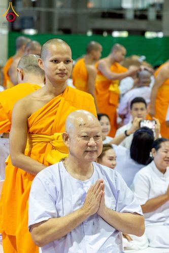 ภาพ No.230726:วันที่ 29 มิถุนายน พ.ศ.2568 พิธีตัดปอยผมและปลงผมนาคธรรมทายาท โครงการบรรพชาอุปสมบทหมู่ รุ่นเข้าพรรษา ณ วิหารคด วัดพระธรรมกาย