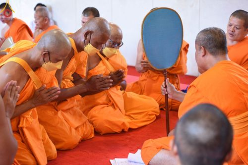 ภาพ No.102079:พิธีบรรพชาและอุปสมบทหมู่ธรรมทายาท ในโครงการอุปสมบทหมู่ รุ่นบูชาธรรมมหาปูชนียาจารย์ ณ วัดพระพุทธบาทราชวรมหาวิหาร และวัดนิคมวาสี อ.พระพุทธบาท จ.สระบุรี วันเสาร์ที่ 9 ธันวาคม พ.ศ. 2566