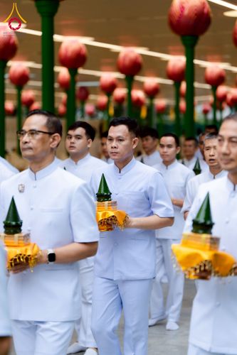 ภาพ No.223579:วันที่ 11 พฤษภาคม พ.ศ. 2568 พิธีบรรพชาของอุบาสก พิสิทธิ์ หมื่นแกล้ว  ณ วัดพระธรรมกาย