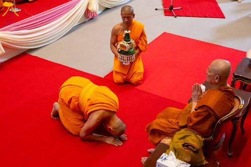 ภาพ No.309000:วันอาทิตย์ที่ 8 กุมภาพันธ์ พ.ศ. 2569  พิธีต้อนรับพระบัญชาสมเด็จพระสังฆราช แต่งตั้ง  “พระครูปลัดรัตนวีรวัฒน์” (รังสฤษดิ์ อิทฺธิจินฺตโก) เจ้าอาวาสวัดพระธรรมกาย ให้ดำรงตำแหน่ง “ที่ปรึกษาเจ้าคณะจังหวัดปทุมธานี”