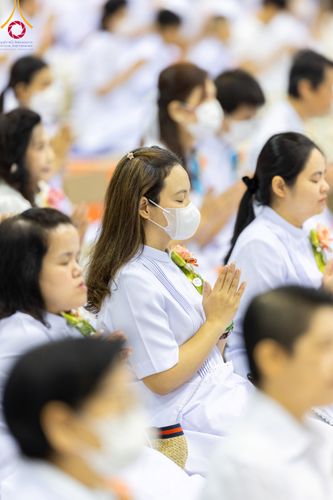 ภาพ No.92205:พิธีบูชาข้าวพระ ในวันทอดกฐินสามัคคี อาทิตย์ต้นเดือนที่ 5 พฤศจิกายน พ.ศ. 2566 ณ วัดพระธรรมกาย จ.ปทุมธานี