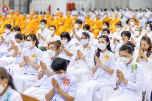 ภาพ No.91098:พิธีบำเพ็ญกุศลสวดพระอภิธรรม  อุบาสกถาวร พรหมถาวร (อุบาสกผู้ปั้นพระ) คืนสุดท้าย วันศุกร์ที่ 20 ตุลาคม พ.ศ. 2566 ณ ห้องแก้วสารพัดนึก 1 สภาธรรมกายสากล วัดพระธรรมกาย จ.ปทุมธานี