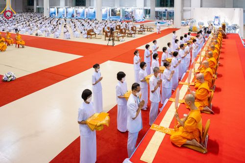 ภาพ No.90663:พิธีบำเพ็ญกุศลสวดพระอภิธรรม อุบาสกถาวร พรหมถาวร (อุบาสกผู้ปั้นพระ) วันอาทิตย์ที่ 15 ตุลาคม พ.ศ. 2566 ณ ห้องแก้วสารพัดนึก 1 สภาธรรมกายสากล วัดพระธรรมกาย จ.ปทุมธานี