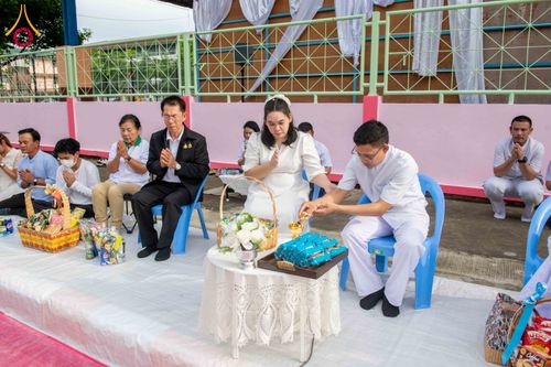 ภาพ No.342553:วันที่ 5 สิงหาคม พ.ศ. 2569  กิจกรรมตักบาตรโครงการรักความดี เพื่อเผยแผ่งานพระพุทธศาสนา  ศูนย์คมนาคม วัดพระธรรมกาย ณ โรงเรียนสังข์อ่ำ อ.คลองหลวง จ.ปทุมธานี