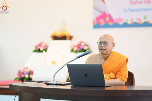 ภาพ No.77357:โครงการเสริมสร้างมาตรฐานคุณธรรมจริยธรรมของพนักงาน และลูกจ้างเทศบาลเมืองคลองหลวง ประจำปีงบประมาณ พ.ศ.๒๕๖๖  วันอังคารที่ ๒๘ กุมภาพันธ์ พ.ศ.๒๕๖๖  ณ วัดพระธรรมกาย อ.คลองหลวง จ.ปทุมธานี