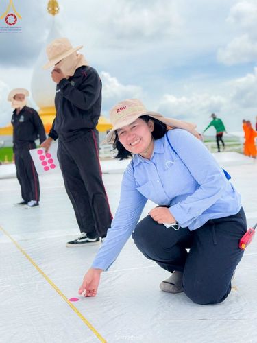 ภาพ No.211300:วันเสาร์ที่ 15 มีนาคม พ.ศ. 2568  การเตรียมงานของเจ้าหน้าที่ เพื่องานฉลองปทุมเจดีย์ ณ ศูนย์อบรมเยาวชนปัตตานี