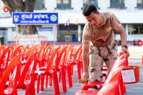 ภาพ No.329466:วันอาทิตย์ที่ 24 พฤษภาคม พ.ศ. 2569 พิธีตักบาตรพระ 1,000 รูป เพื่อถวายเป็นพุทธบูชาในเทศกาลวิสาขบูชาโลก และ ถวายเป็นพระราชกุศล  ณ ลานศิลปวัฒนธรรม เมืองปัตตานี จ.ปัตตานี