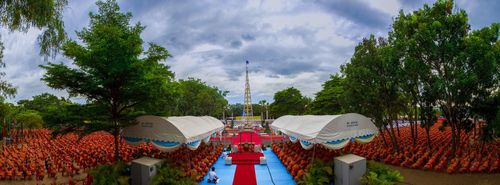 ภาพ No.2949:พิธีตอกเสาเข็มอาคารคุณยายอาจารย์ฯ “หนึ่งไม่มีสอง”