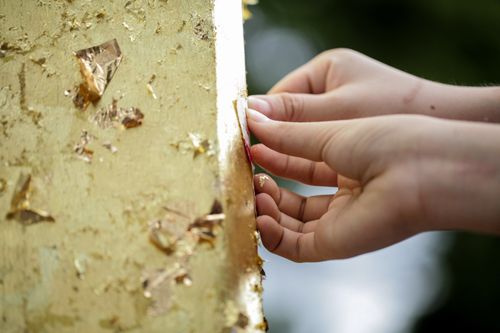 ภาพ No.2985:พิธีตอกเสาเข็มอาคารคุณยายอาจารย์ฯ “หนึ่งไม่มีสอง”