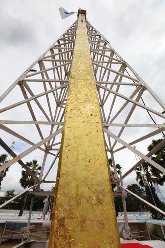 ภาพ No.2997:พิธีตอกเสาเข็มอาคารคุณยายอาจารย์ฯ “หนึ่งไม่มีสอง”