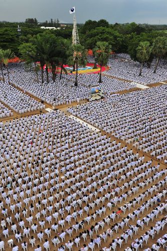 ภาพ No.3029:พิธีตอกเสาเข็มอาคารคุณยายอาจารย์ฯ “หนึ่งไม่มีสอง”