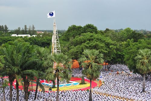 ภาพ No.3030:พิธีตอกเสาเข็มอาคารคุณยายอาจารย์ฯ “หนึ่งไม่มีสอง”